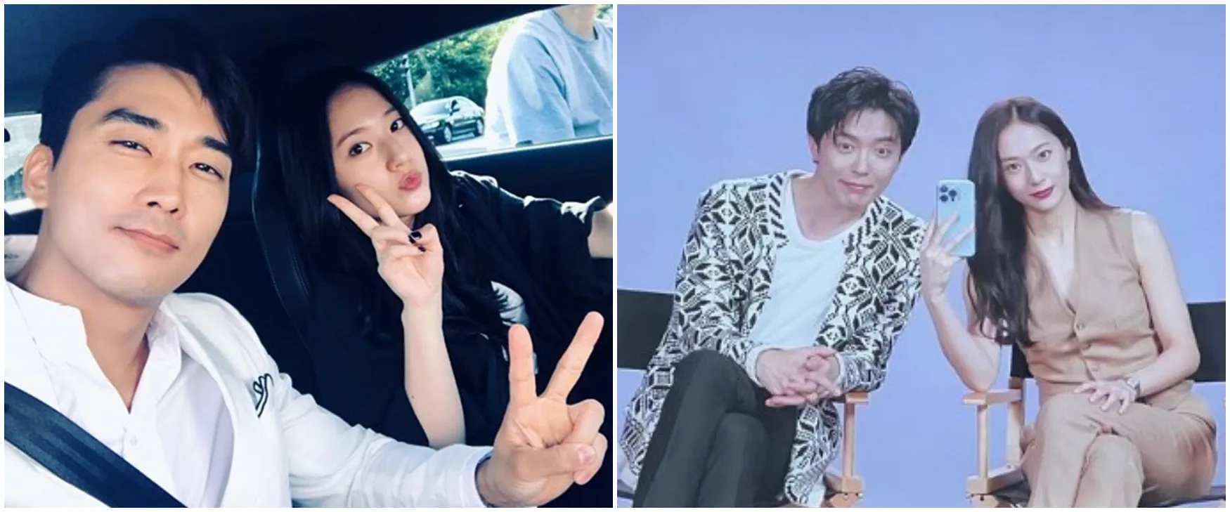 Potret akrab Krystal Jung bareng 8 lawan mainnya di luar syuting