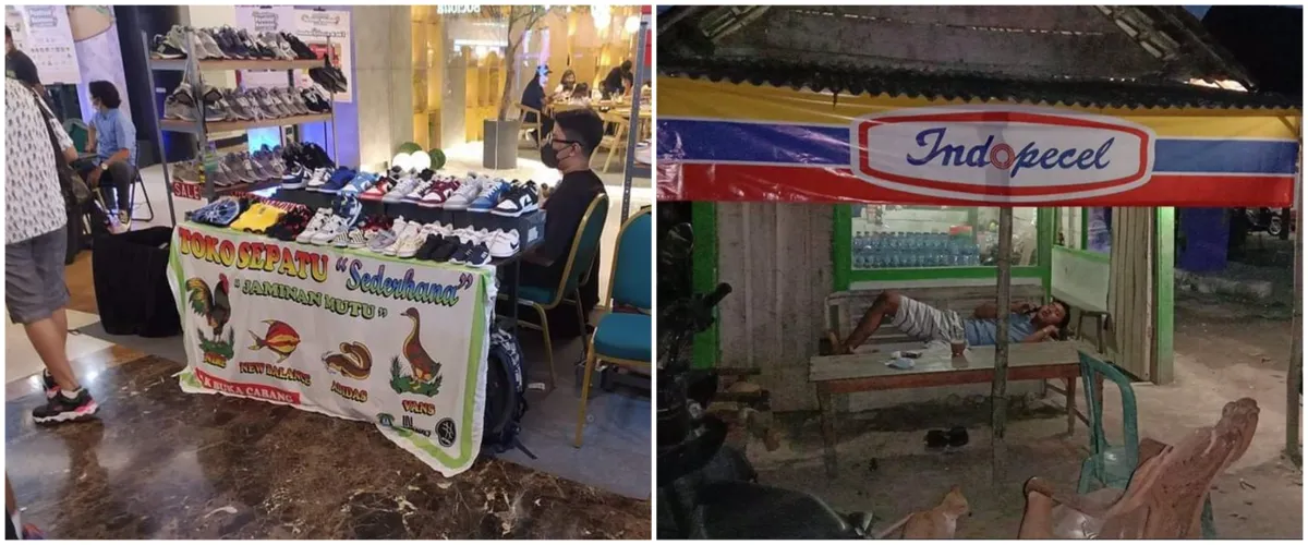 11 Potret nyeleneh lapak dagang ini bikin harus lihat dua kali
