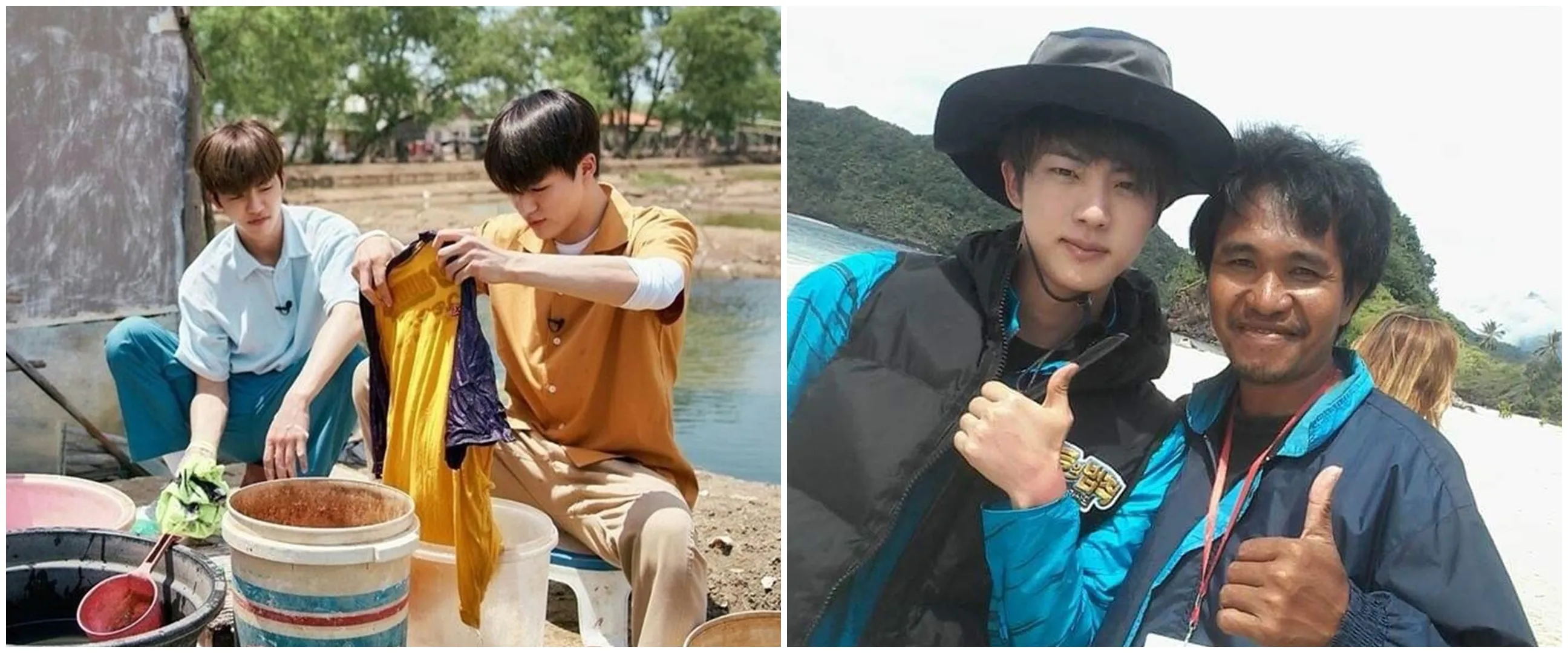 Bukan editan, gaya 12 idol K-Pop saat di Indonesia ini melokal banget