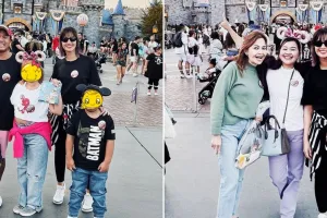 11 Potret Nia Ramadhani liburan bareng keluarga, penampilannya disorot