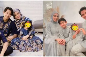 Intip 9 inspirasi seragam keluarga Fairuz A Rafiq, cocok buat Lebaran