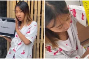 Bermodal lakban, hasil supermodel challenge wanita ini kece banget