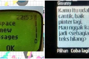 Nostalgia 11 potret lucu SMS di HP monophonic, alay tapi kocak