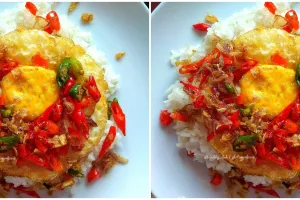 Resep telur ceplok cabai bawang, lauk simpel ala anak kos