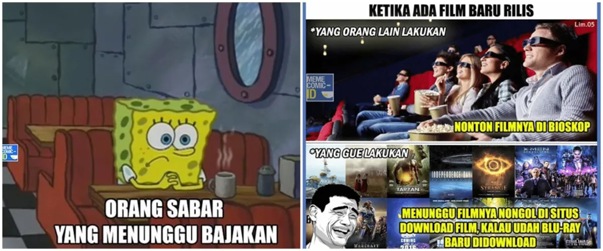 11 Meme lucu tipe-tipe orang saat film baru rilis di bioskop