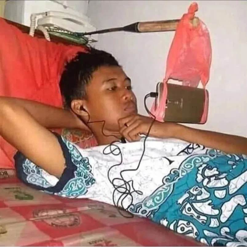 life hack nonton di HP © Instagram