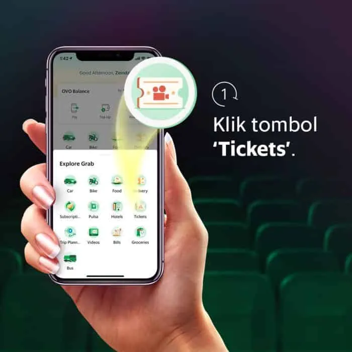 beli tiket bioskop lewat Grab © 2022 brilio.net