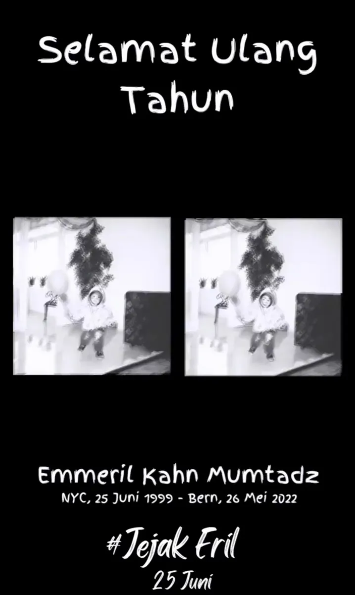 Ultah eril 23 tahun © 2022 brilio.net