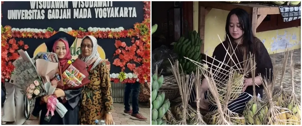 Wanita lulusan UGM kini jualan pisang, sampai dikomen Ganjar Pranowo