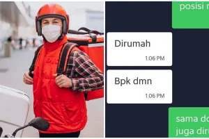 17 Chat driver ojek online & customer nggak nyambung ini bikin mikir