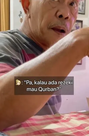Wanita ini hadiahi kambing Kurban untuk sang ayah Instagram