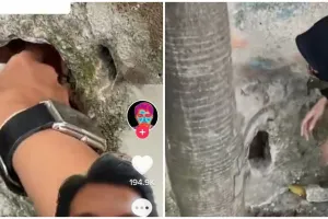 Super unik, warung di balik tembok ini bikin penasaran