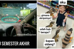 13 Meme lucu tentang derita mahasiswa akhir ini relate abis