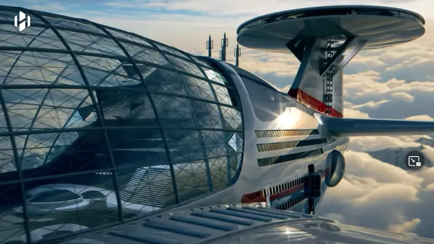 desain hotel terbang Youtube