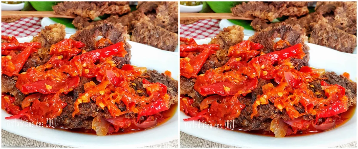 Cara membuat dendeng batokok, crispy ala rumah makan Padang