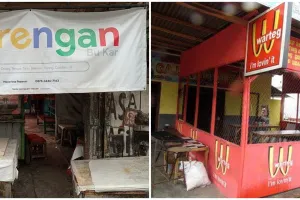 13 Spanduk warung mirip brand ternama ini bikin mengernyitkan dahi