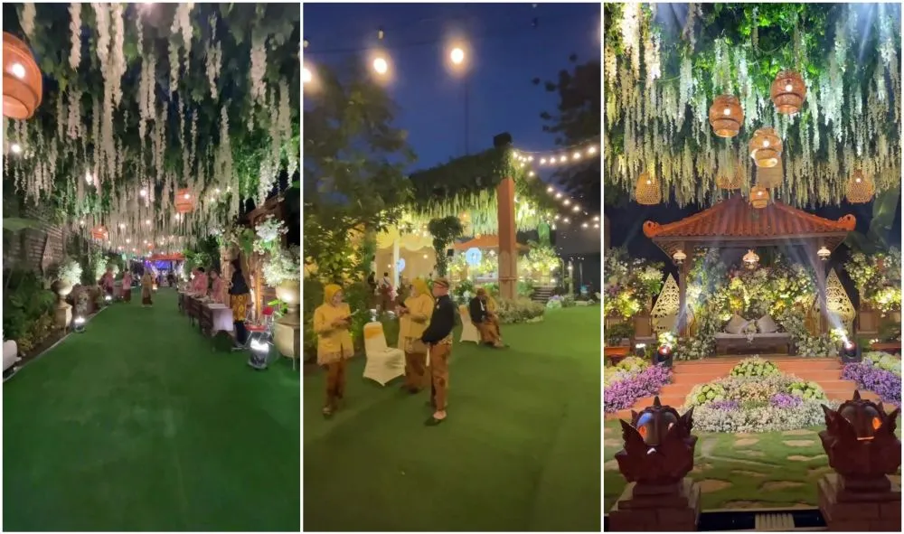 dekorasi di gang kampung © TikTok dekorasi di gang kampung © TikTok