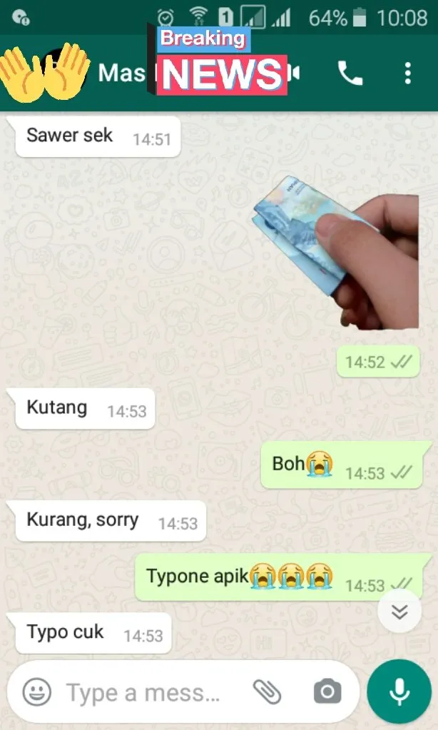 chat lucu typo ke teman © berbagai sumber chat lucu typo ke teman © berbagai sumber