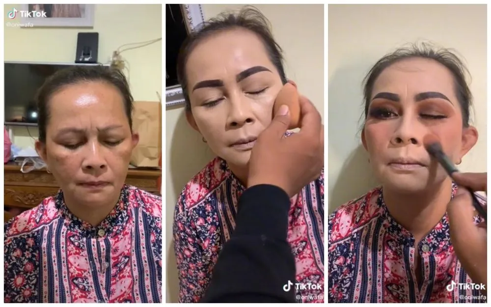 makeup mirip Aurel Hermansyah © TikTok/@oniwafa makeup mirip Aurel Hermansyah © TikTok/@oniwafa