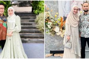 Gaya 11 seleb hadiri resepsi pernikahan Mutiara anak Anies Baswedan