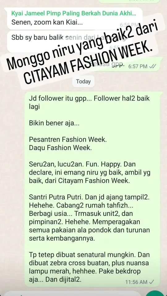 Yusuf Mansur ingin buat Pesantren Fashion Week © berbagai sumber Yusuf Mansur ingin buat Pesantren Fashion Week © berbagai sumber