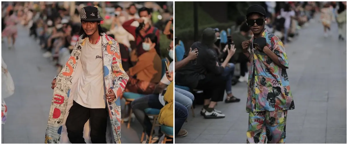11 Gaya ABG Citayam Fashion Week catwalk bak model profesional, modis