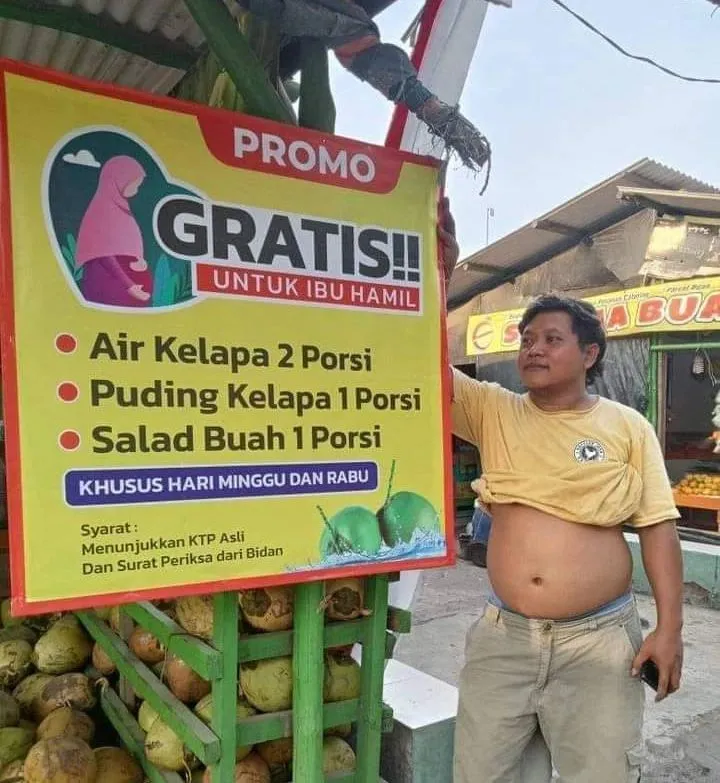 promosi warung bikin nyengir © berbagai sumber