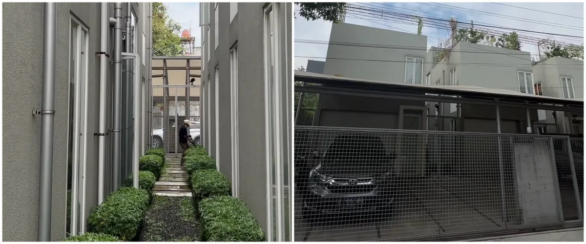 Punya bentuk unik, potret rumah ini bak indekos berdesain modern