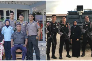 Bikin bangga orang tua, 5 saudara kandung ini sukses jadi polisi