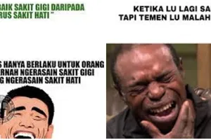 15 Meme kocak gambaran saat sakit gigi ini bikin cenat-cenut