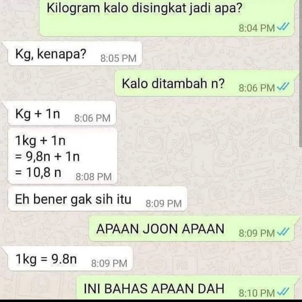Chat lucu tebak-tebakan sulit diterka © berbagai sumber