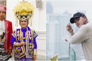 Iriana Jokowi pakai baju adat Buton, komentar Kaesang tak terduga