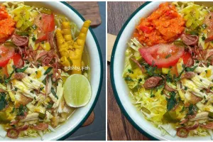 Resep soto ayam kuah kuning khas rumahan, simpel dan kuahnya nendang