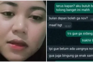 Isi chat wanita tagih utang ke teman ini viral, endingnya bikin kesal