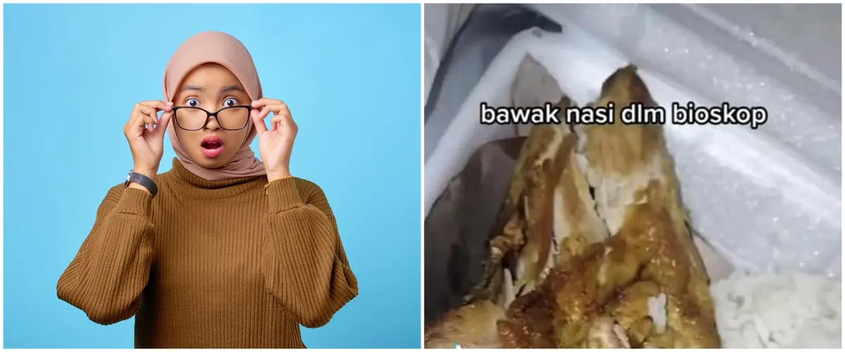 Aksi wanita makan nasi dan petai pas nonton di bioskop, tuai kritikan