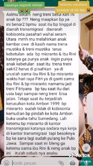 kisah saudara kembar terpisah karena mitos Berbagai sumber