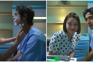 Kembali bertemu, 11 momen Amanda Manopo cukur rambut Arya Saloka di IC