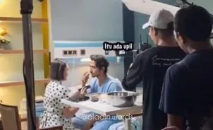 Momen di balik layar Andin cukur rambut Aldebaran Instagram