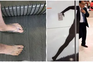 21 Momen pas orang dengan benda di tempat umum ini bikin mata melotot