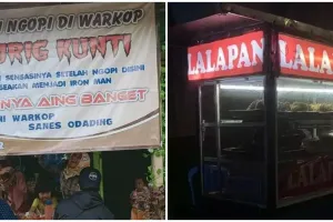 13 Potret warung pakai nama seram ini bikin nggak habis pikir