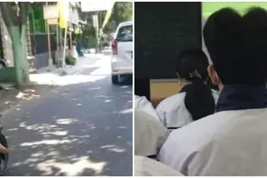 15 Potret lucu orang pas difoto dari belakang, penampakannya kocak