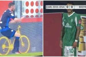 13 Momen pas saat pertandingan sepak bola ini bikin melongo