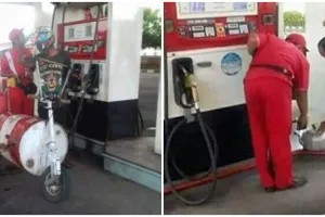 11 Potret orang isi bensin dengan wadah nyeleneh ini bikin heran