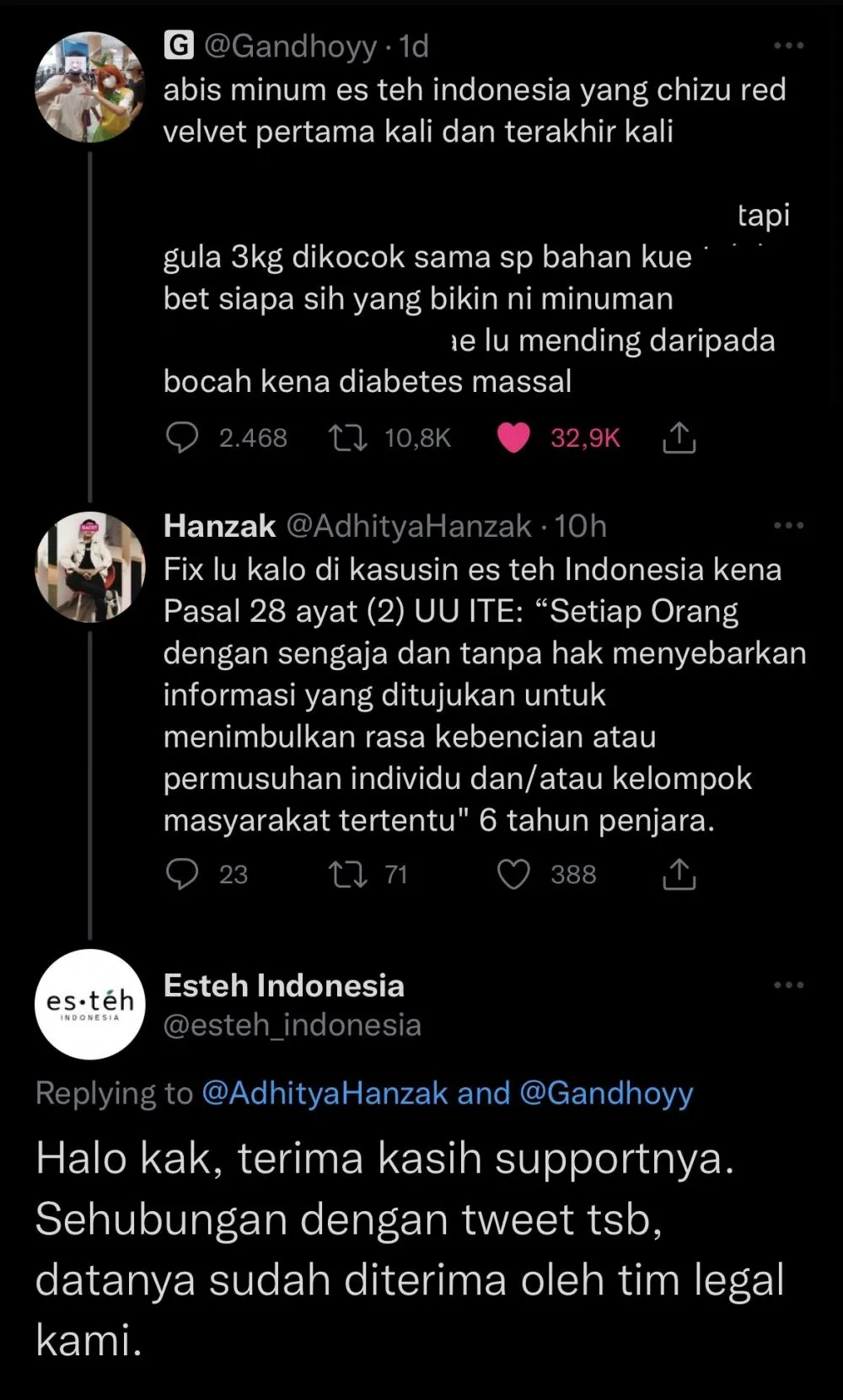 somasi es teh Indonesia © berbagai sumber somasi es teh Indonesia © berbagai sumber