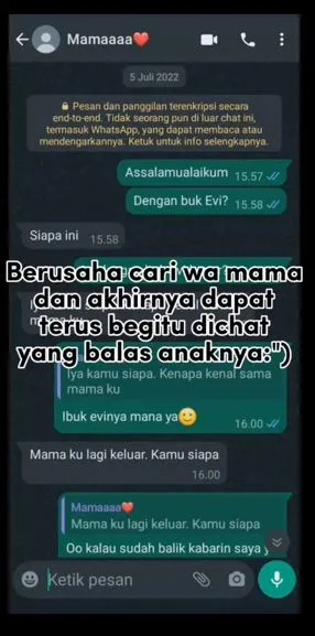 Lama tak bertemu, pemuda ini chat sang ibu TikTok Lama tak bertemu, pemuda ini chat sang ibu TikTok