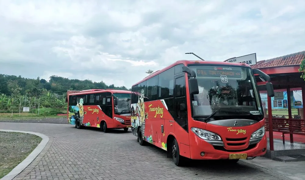 Bus Trans Jateng koridor Solo-Sumberlawang © 2022 brilio.net Bus Trans Jateng koridor Solo-Sumberlawang © 2022 brilio.net