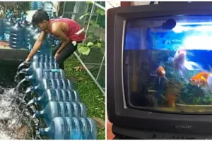11 Life hack bikin hiasan kolam ikan ini kreatifnya nggak ada lawan
