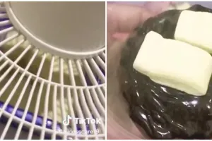 Cara anak kos manfaatkan kipas angin jadi mixer ini kreatif pol