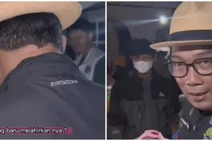 Ridwan Kamil jenguk korban gempa Cianjur, beri nama bayi pengungsi