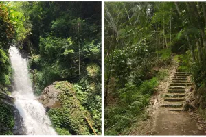 Air terjun Sekar Langit, konon tempat mandi tujuh bidadari kahyangan